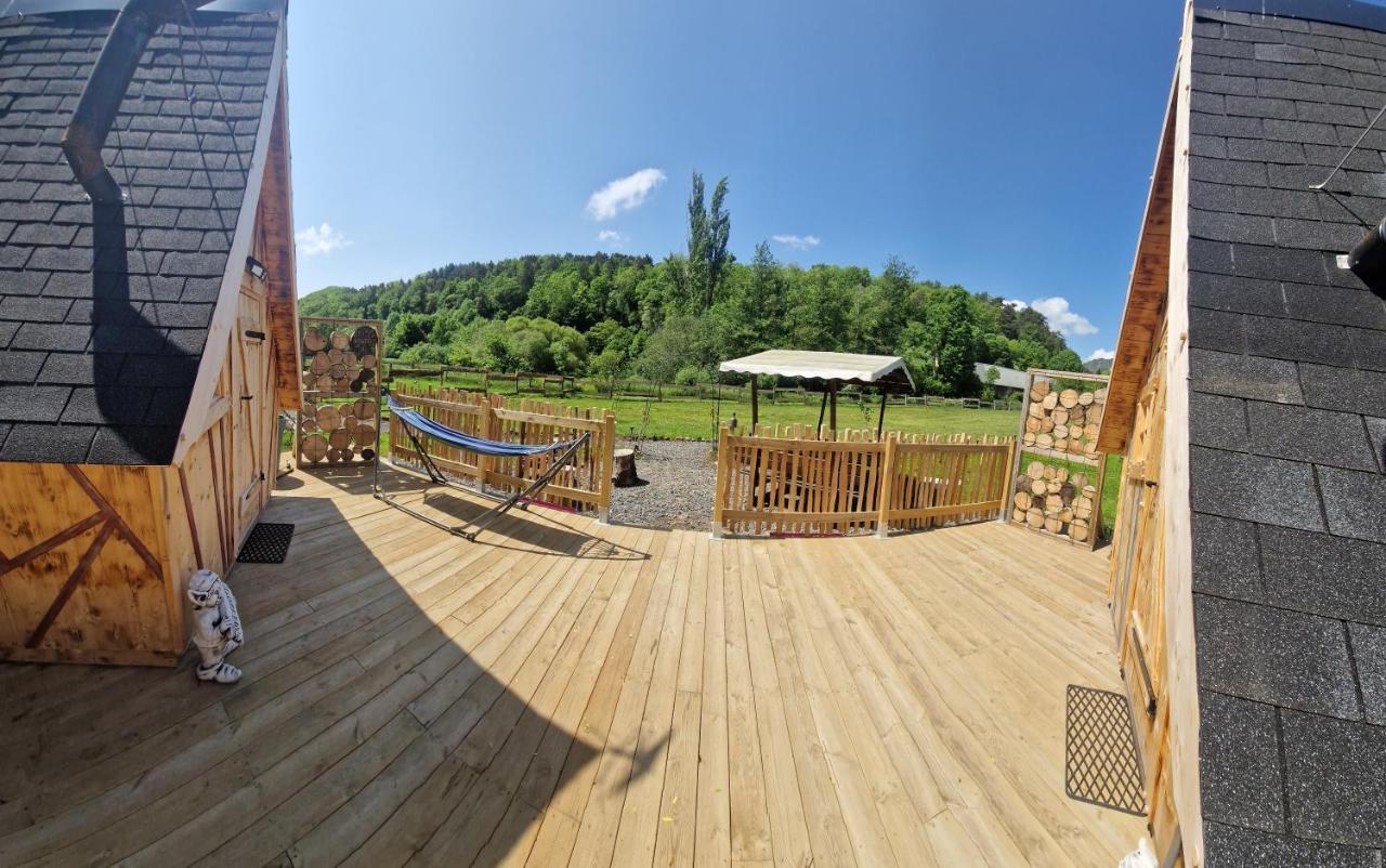 Les Cabanes Feeriques Du Cheix Saint-Diery Dış mekan fotoğraf