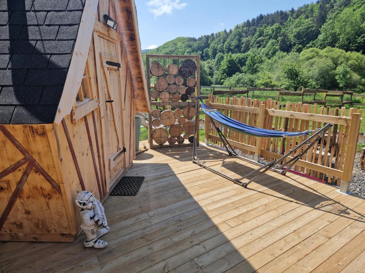 Les Cabanes Feeriques Du Cheix Saint-Diery Dış mekan fotoğraf